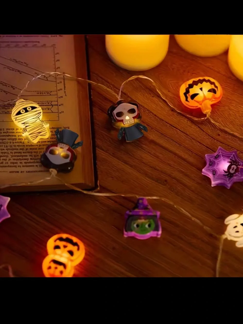 Halloween Character String Lights – Multicolor Festive Decor